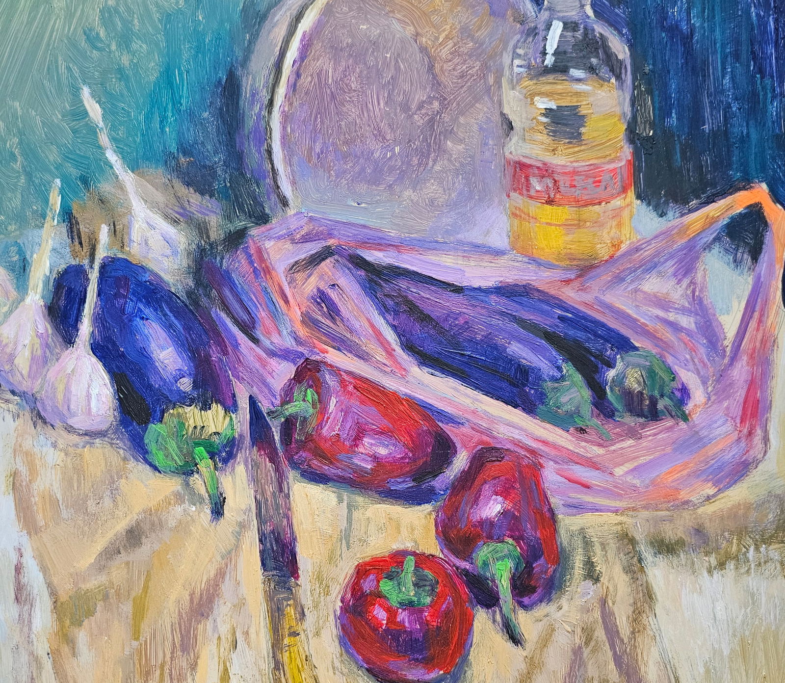Acrylic painting still life Vyacheslav Petrovich Babac - 7