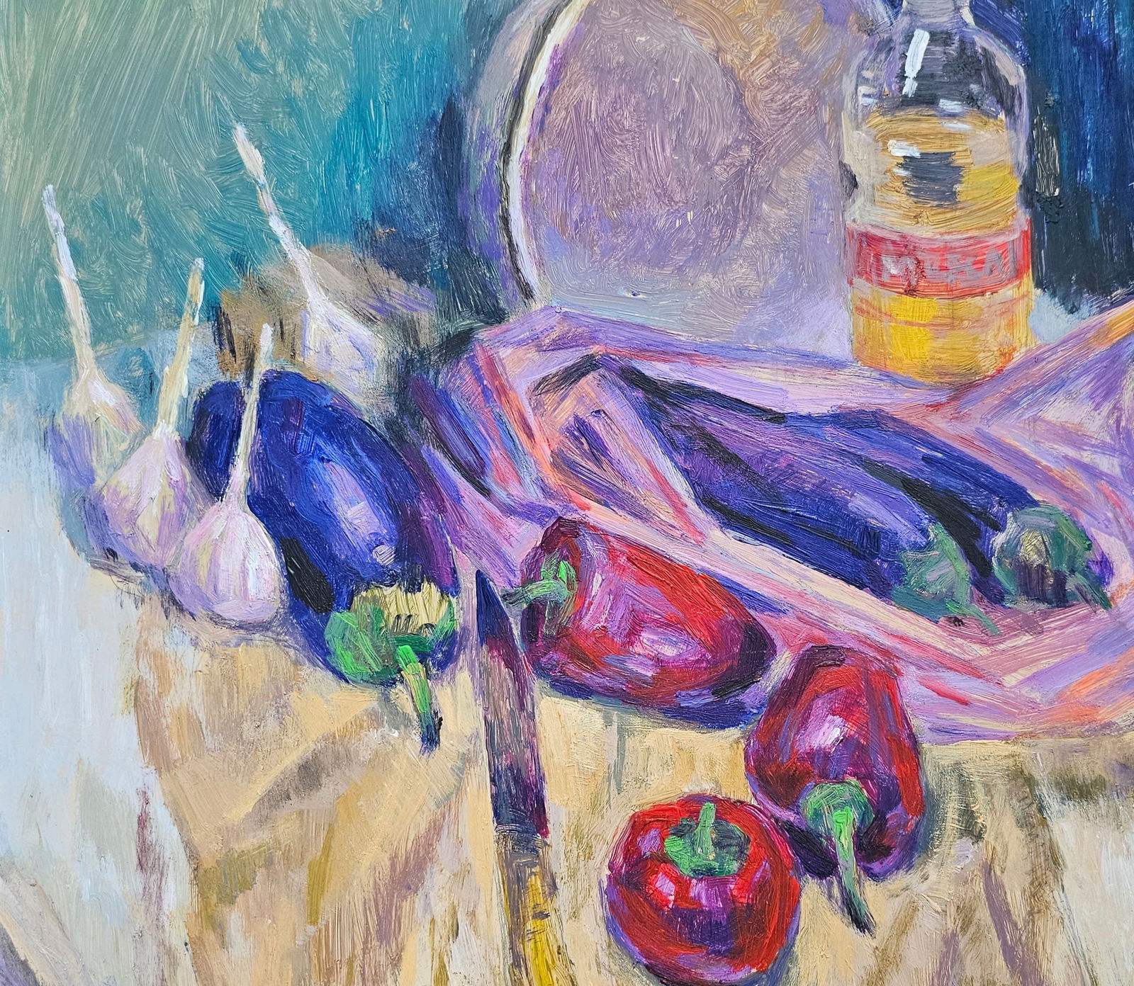 Acrylic painting still life Vyacheslav Petrovich Babac - 8