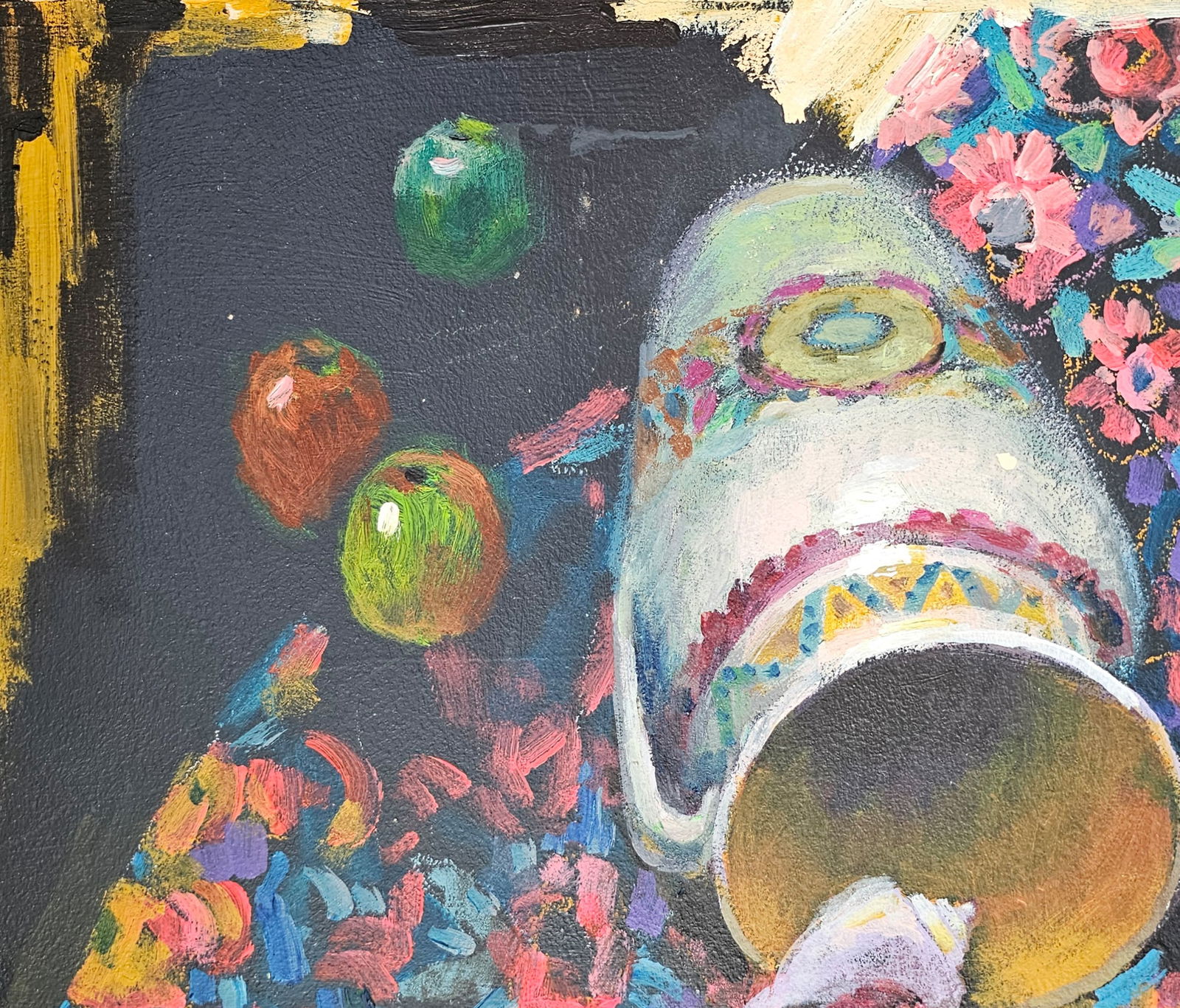 Acrylic painting still life with a shell Vyacheslav Petrovich Babac - 3