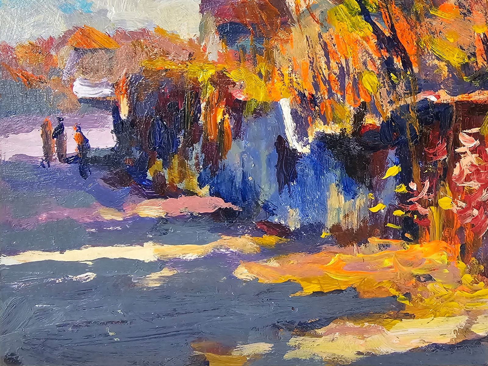 Acrylic painting at the cottage Vyacheslav Petrovich Babac - 6