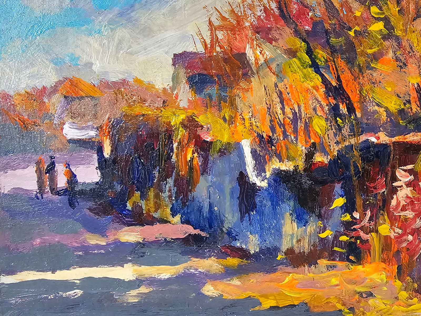 Acrylic painting at the cottage Vyacheslav Petrovich Babac - 9