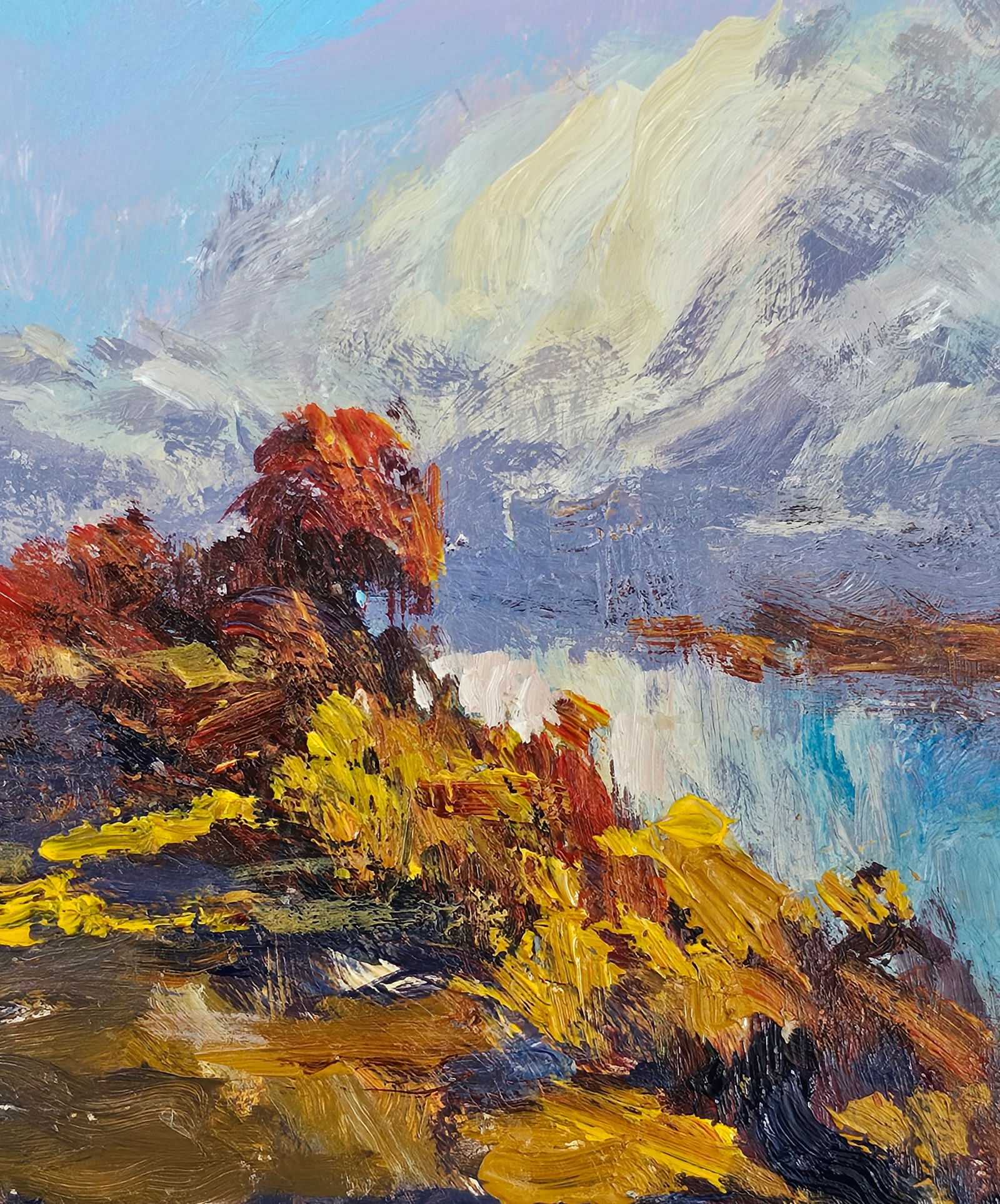 Acrylic painting will be a thunderstorm Vyacheslav Petrovich Babac - 7