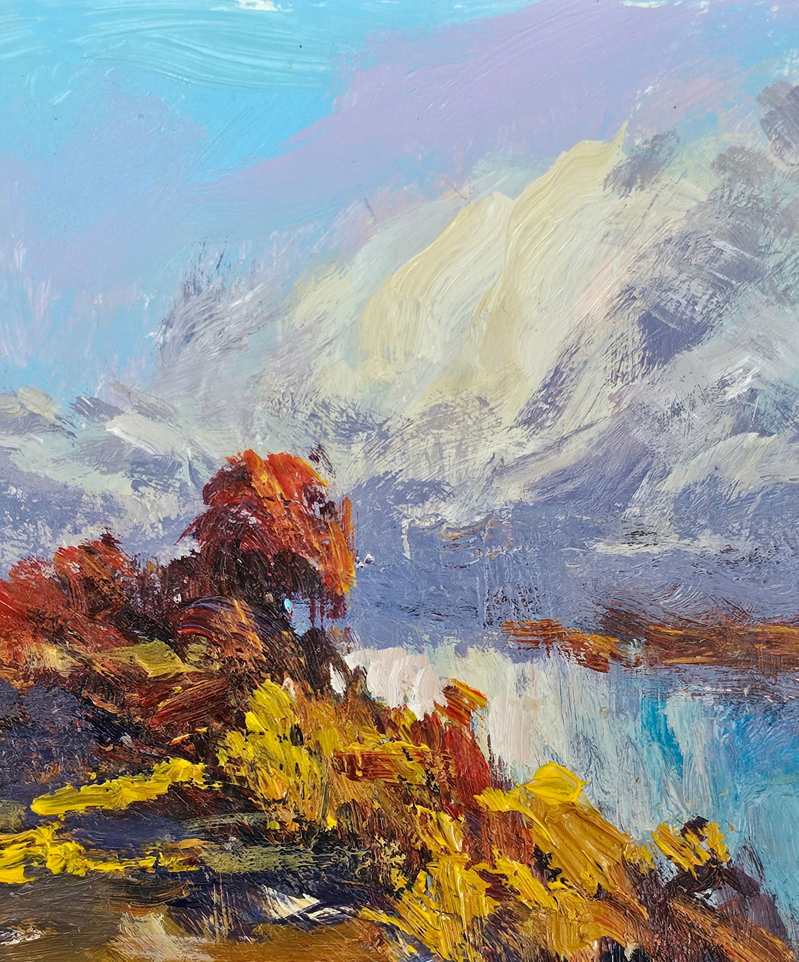 Acrylic painting will be a thunderstorm Vyacheslav Petrovich Babac - 8