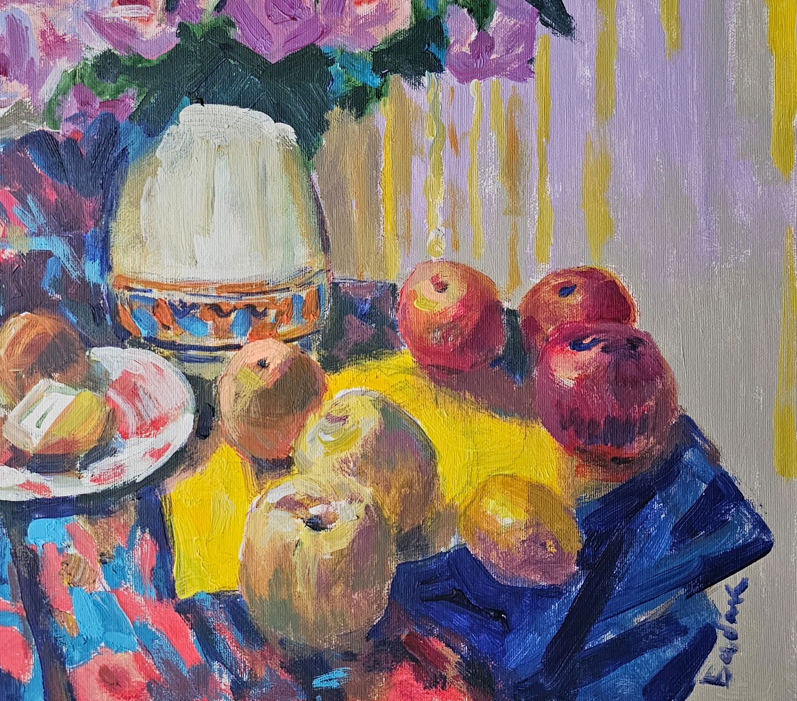 Acrylic painting Gifts of autumn Vyacheslav Petrovich Babac - 6