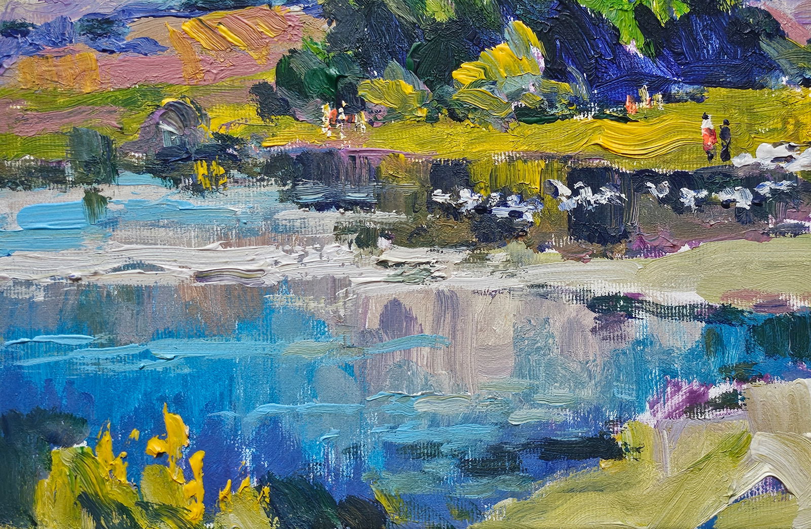 Acrylic painting on the bet Vyacheslav Petrovich Babac - 5