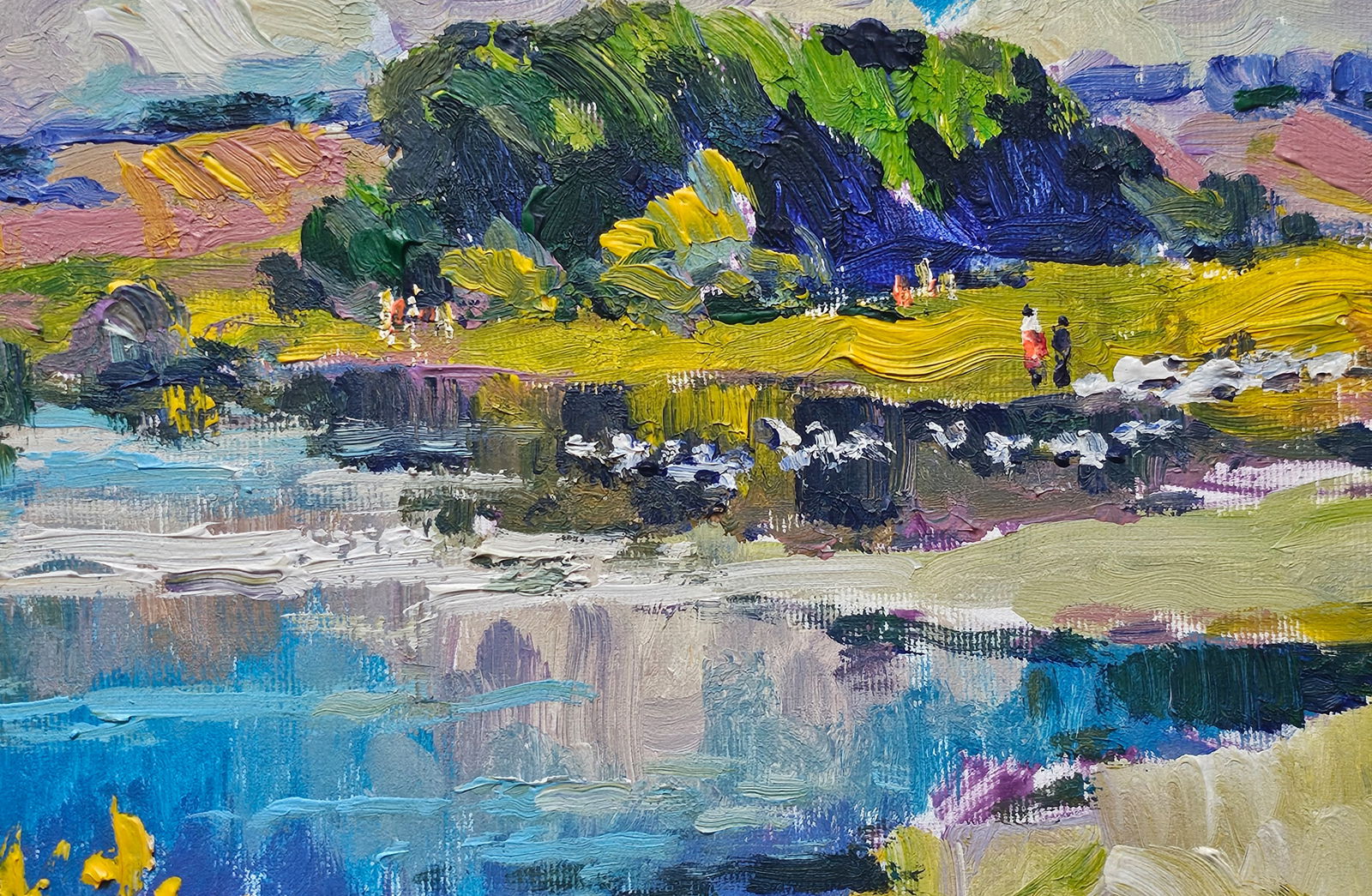 Acrylic painting on the bet Vyacheslav Petrovich Babac - 7