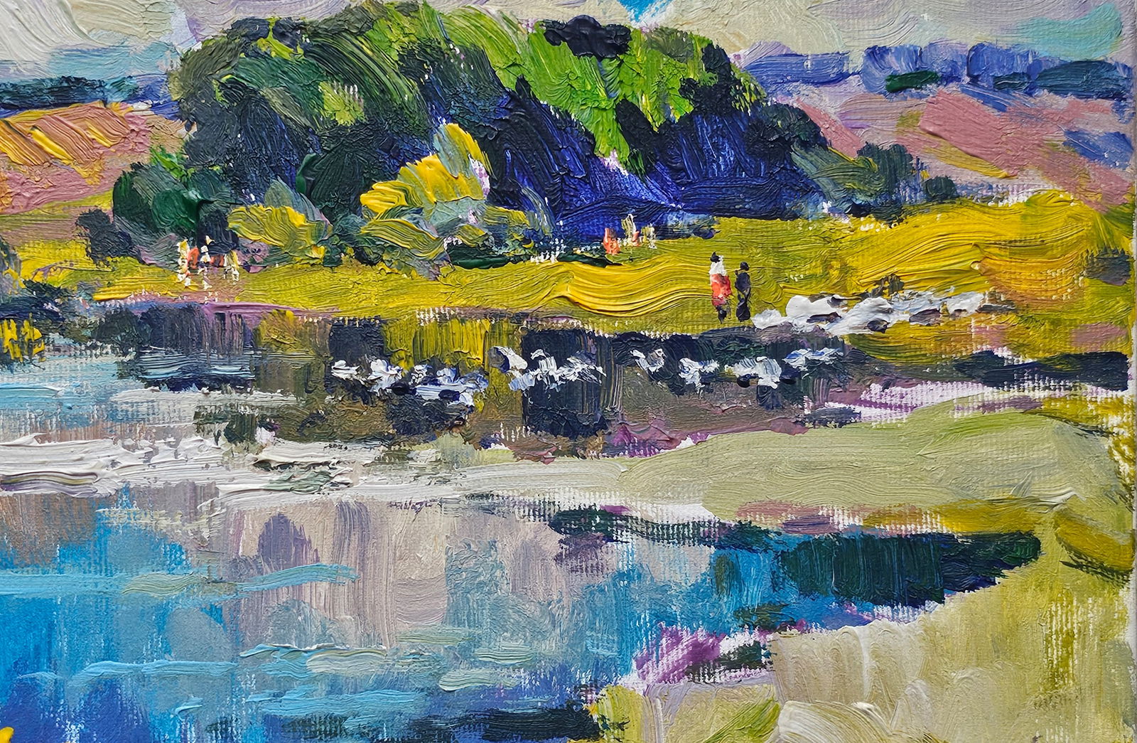 Acrylic painting on the bet Vyacheslav Petrovich Babac - 9