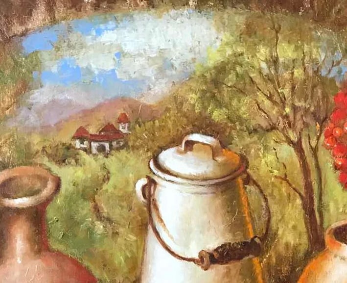 Oil painting Autumn still life Maria Mitrick - 2