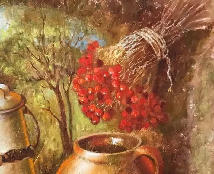 Oil painting Autumn still life Maria Mitrick - 3