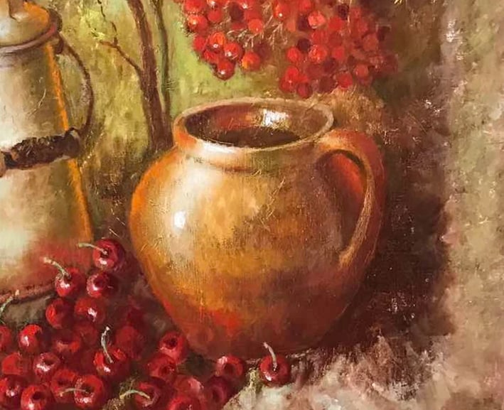 Oil painting Autumn still life Maria Mitrick - 6