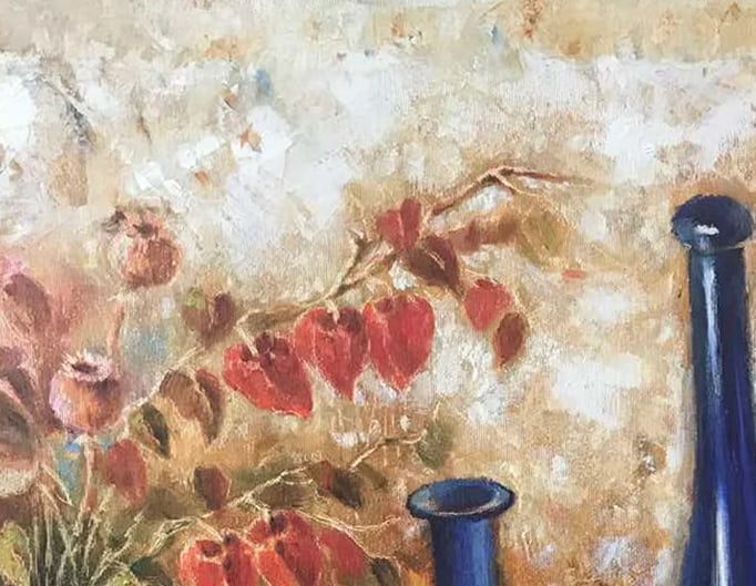 Oil painting Apple still life Maria Mitrick - 2