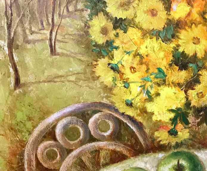 Oil painting Autumn still life Maria Mitrick - 4