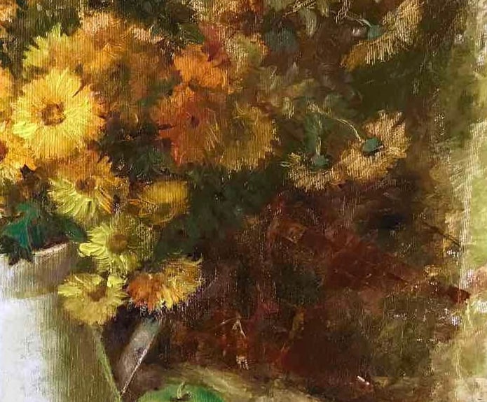 Oil painting Autumn still life Maria Mitrick - 6