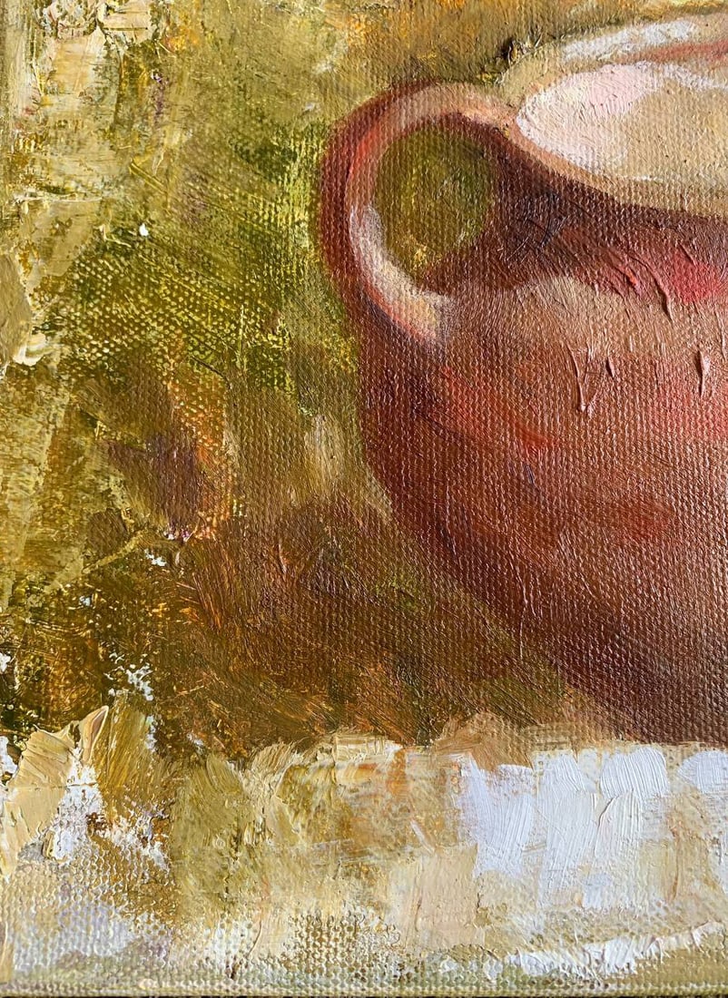 Oil painting Christmas eve Maria Mitrick - 5