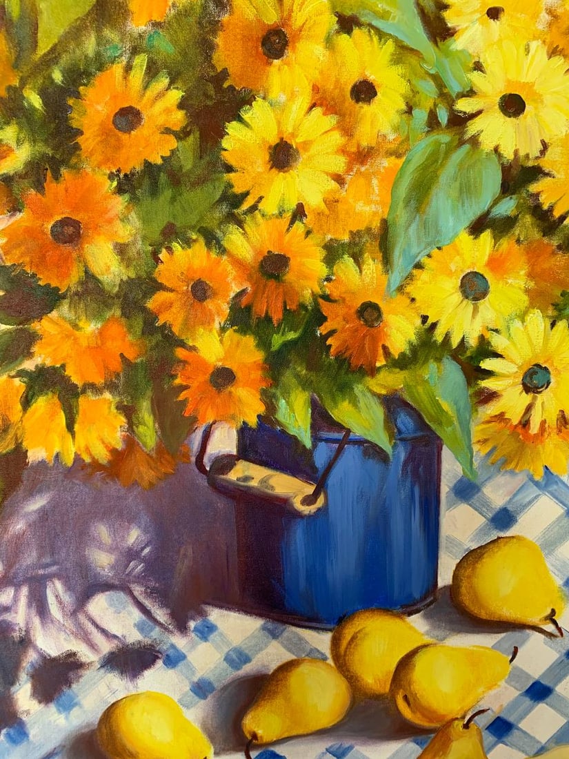 Oil painting autumn still life Maria Mitrick - 2