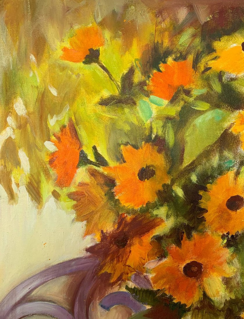 Oil painting autumn still life Maria Mitrick - 6