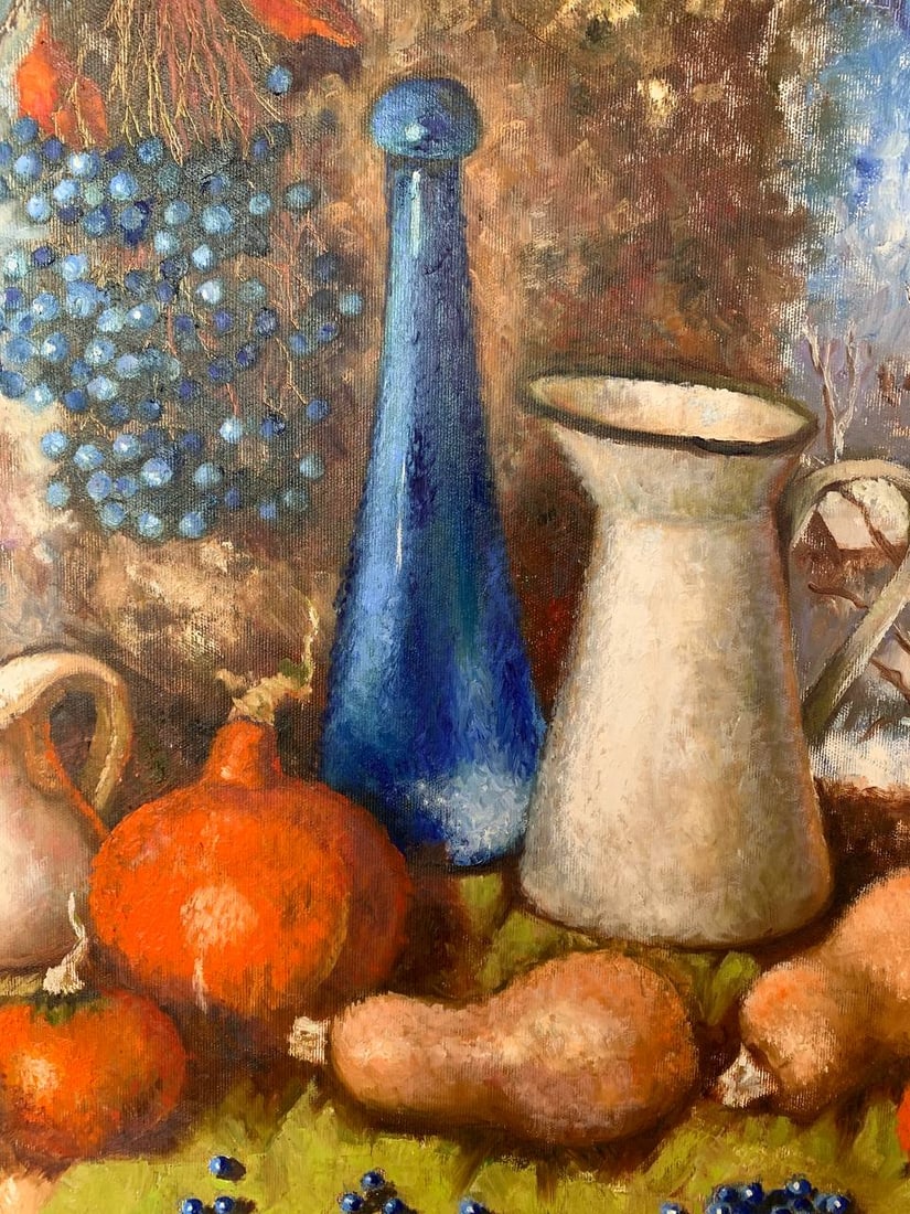 Oil painting winter still life Maria Mitrick - 2