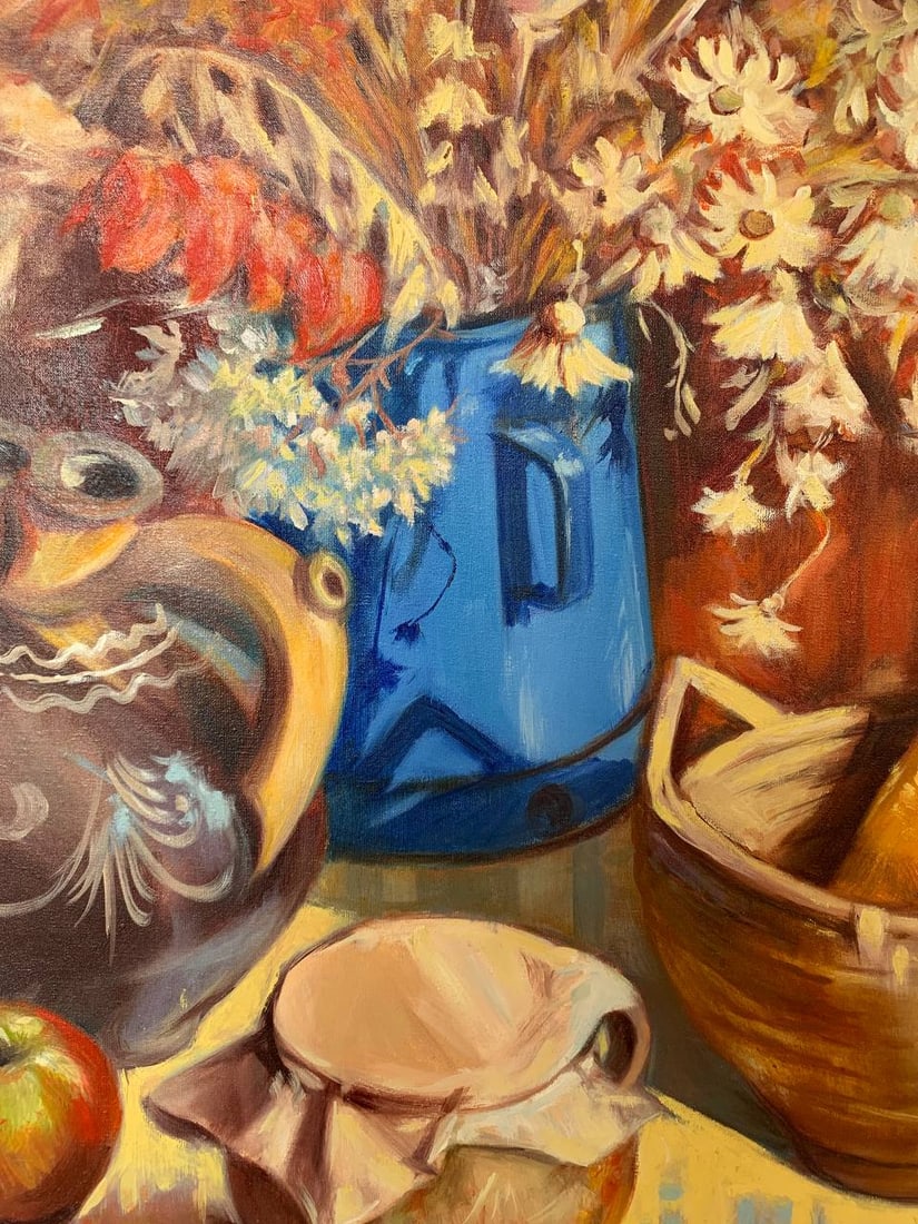 Oil painting Rural still life Maria Mitrick - 2