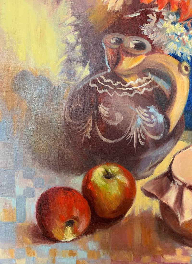 Oil painting Rural still life Maria Mitrick - 4