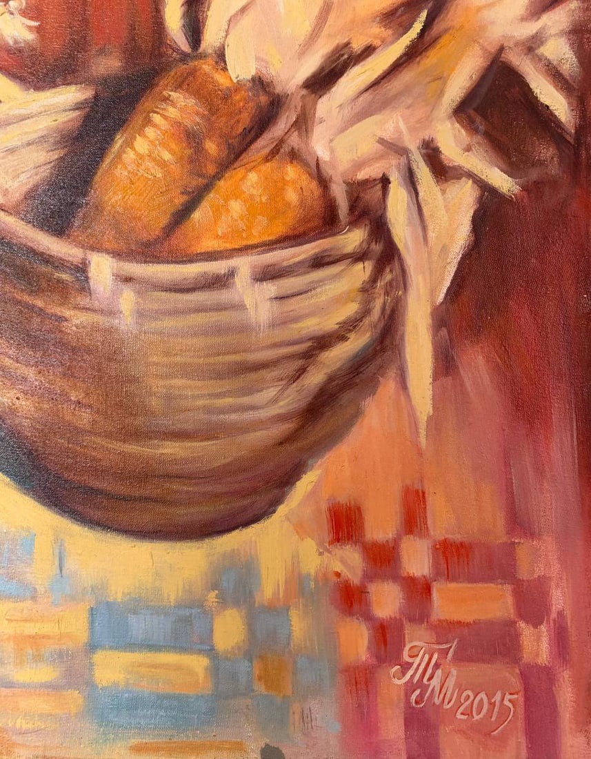 Oil painting Rural still life Maria Mitrick - 5