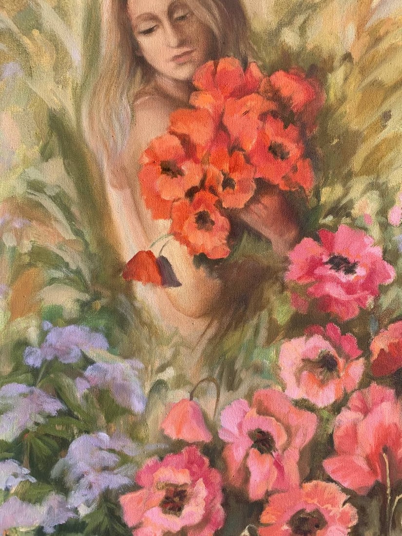 Oil painting Summer Maria Mitrick - 2