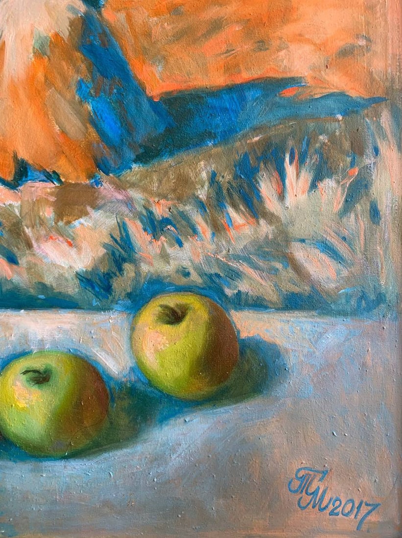 Oil painting Wildflowers Maria Mitrick - 4