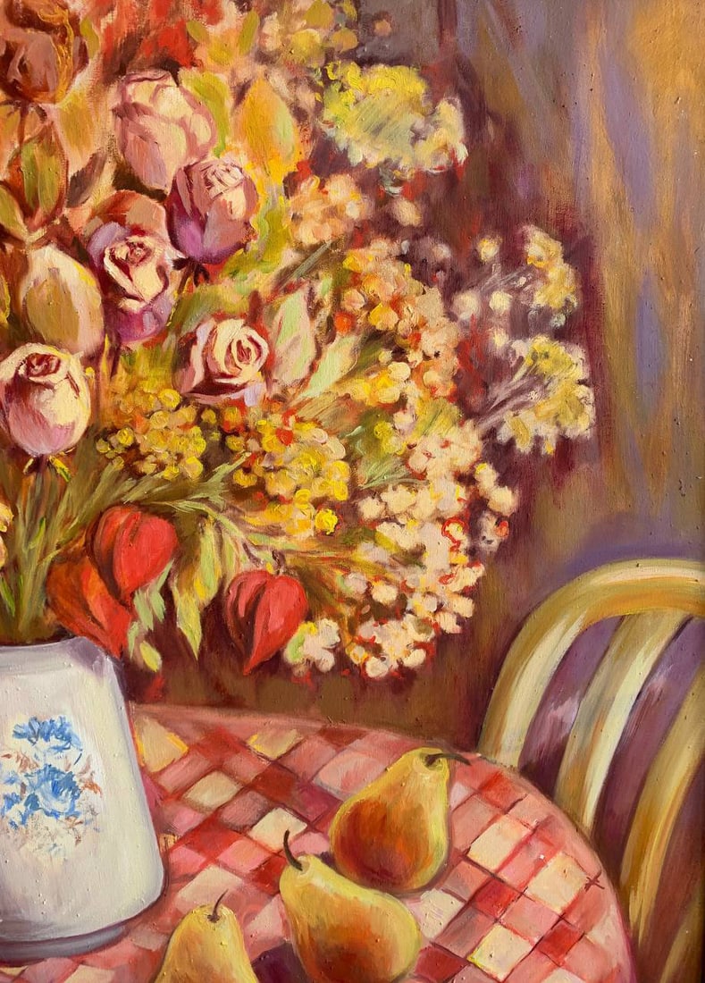 Oil painting Still life with pears Maria Mitrick - 3