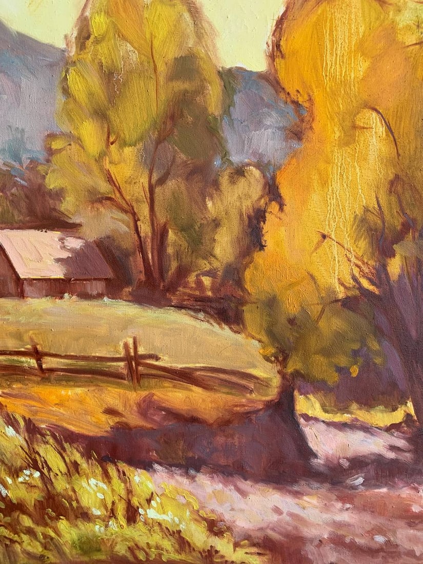 Oil painting rural motif Maria Mitrick - 2