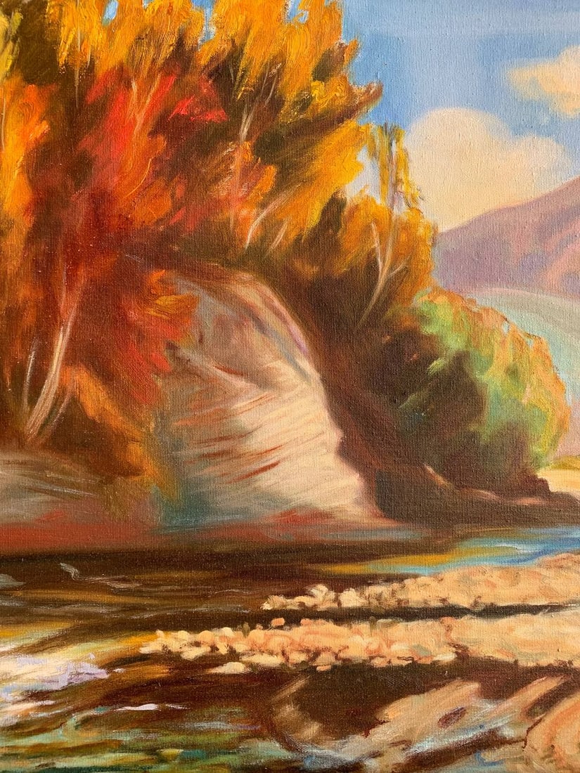 Oil painting Autumn motif Maria Mitrick - 2