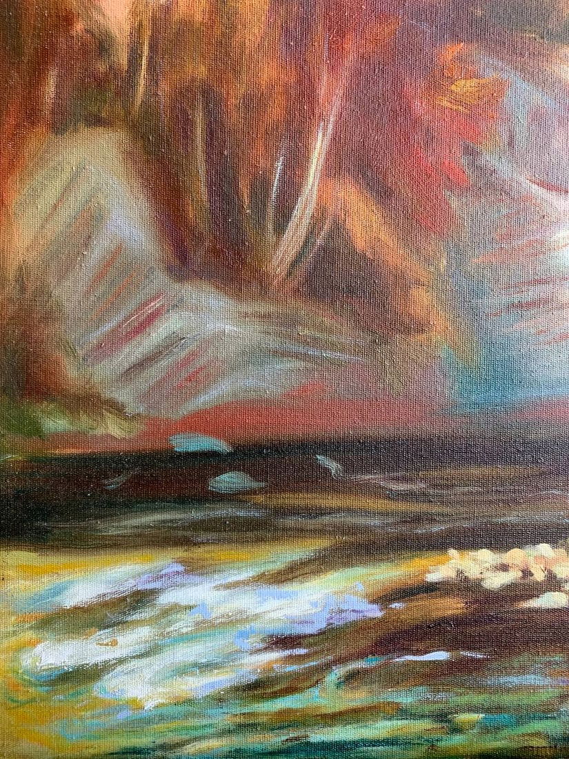 Oil painting Autumn motif Maria Mitrick - 5