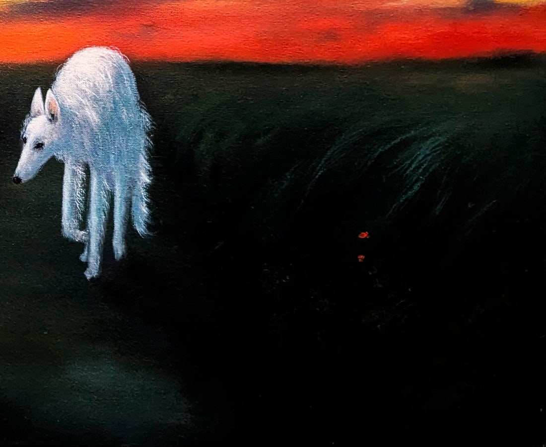 Oil painting Bunny suit Ukrainian painter - 5