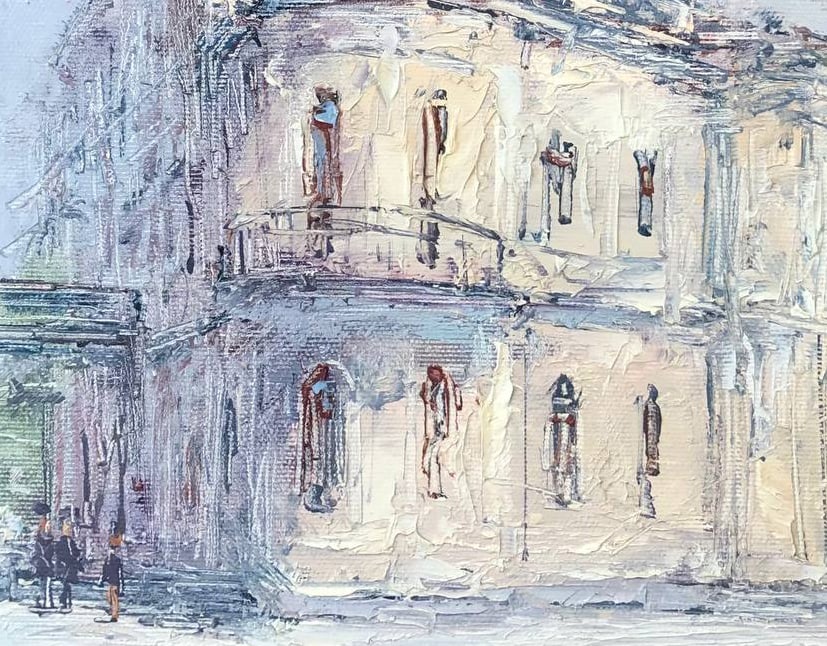 Oil painting Kyiv, National Philharmonic of Ukraine Andrii G. - 6