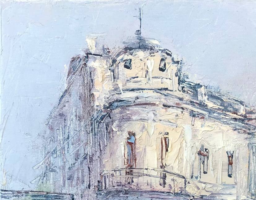 Oil painting Kyiv, National Philharmonic of Ukraine Andrii G. - 7