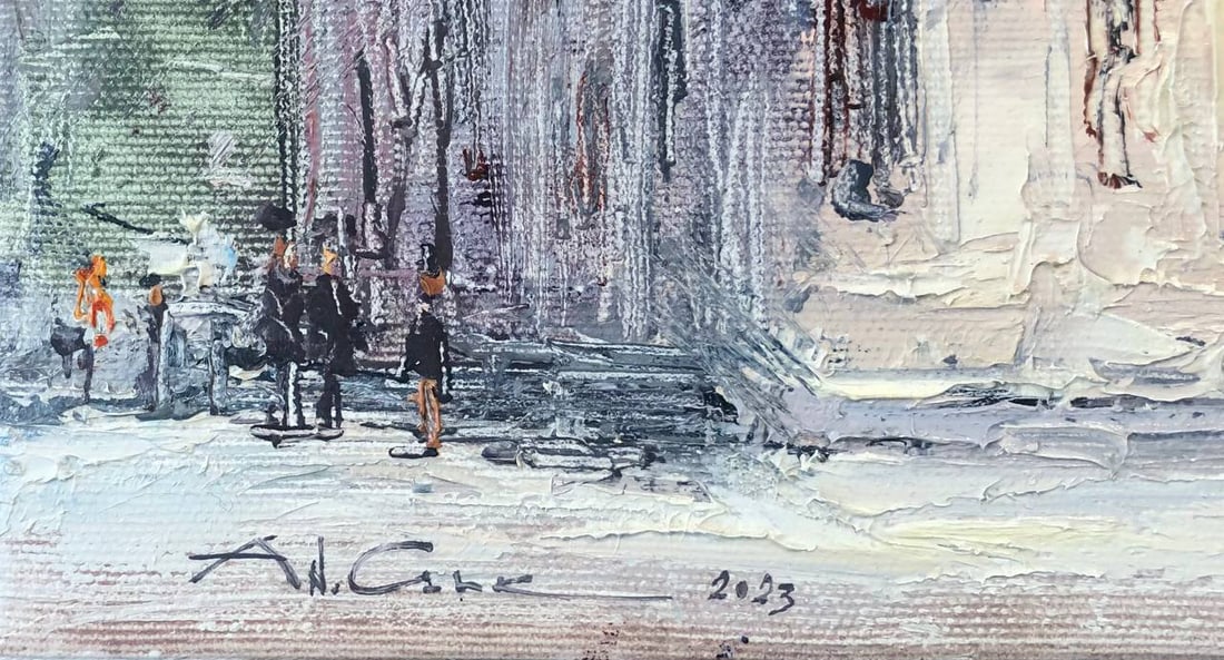 Oil painting Kyiv, National Philharmonic of Ukraine Andrii G. - 9