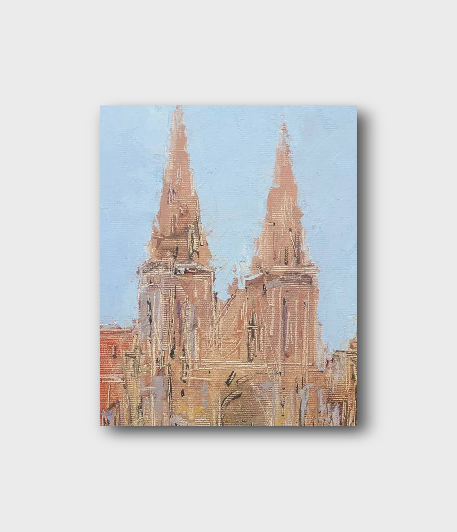 Oil painting Church of St. Nicholas (Kyiv) Andrii G. - 11