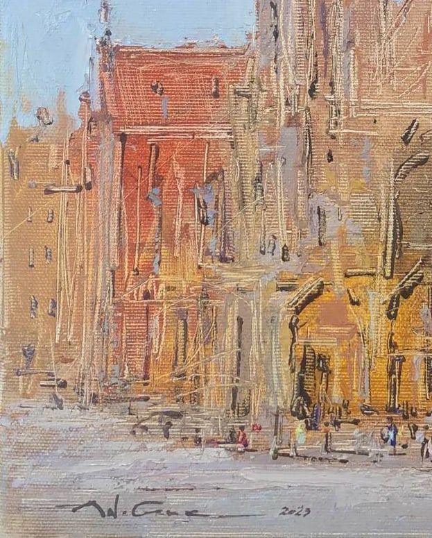 Oil painting Church of St. Nicholas (Kyiv) Andrii G. - 3