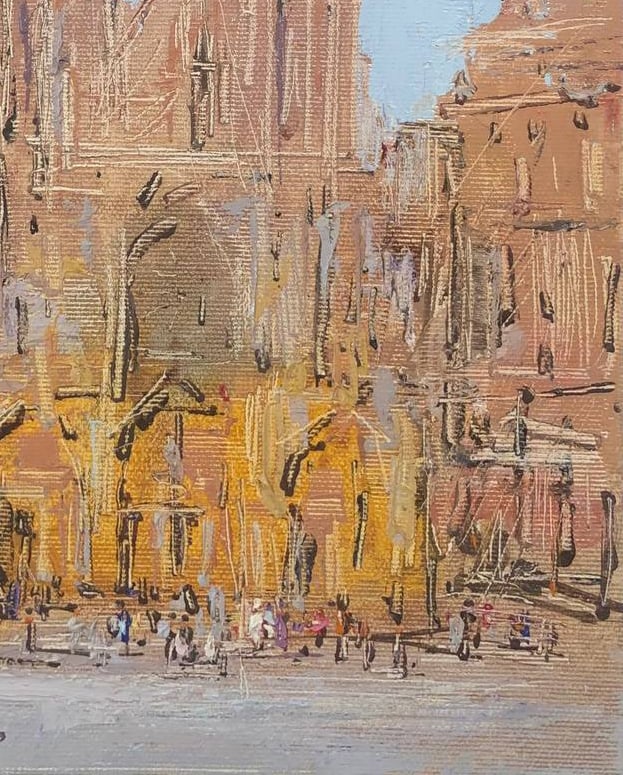 Oil painting Church of St. Nicholas (Kyiv) Andrii G. - 4