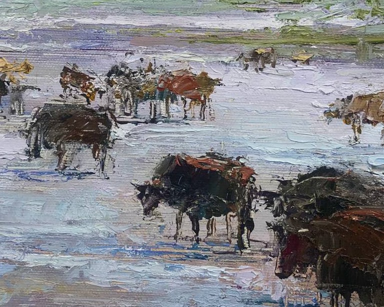 Oil painting Traveling in Georgia, Svaneti Andrii G. - 5