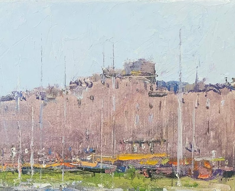 Oil painting France, Honfleur Andrii G. - 2