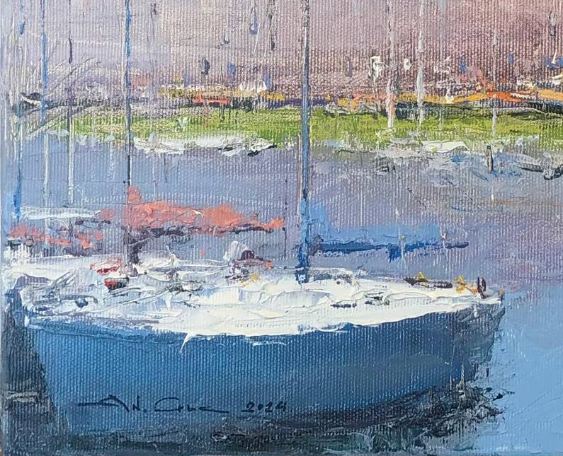Oil painting France, Honfleur Andrii G. - 3