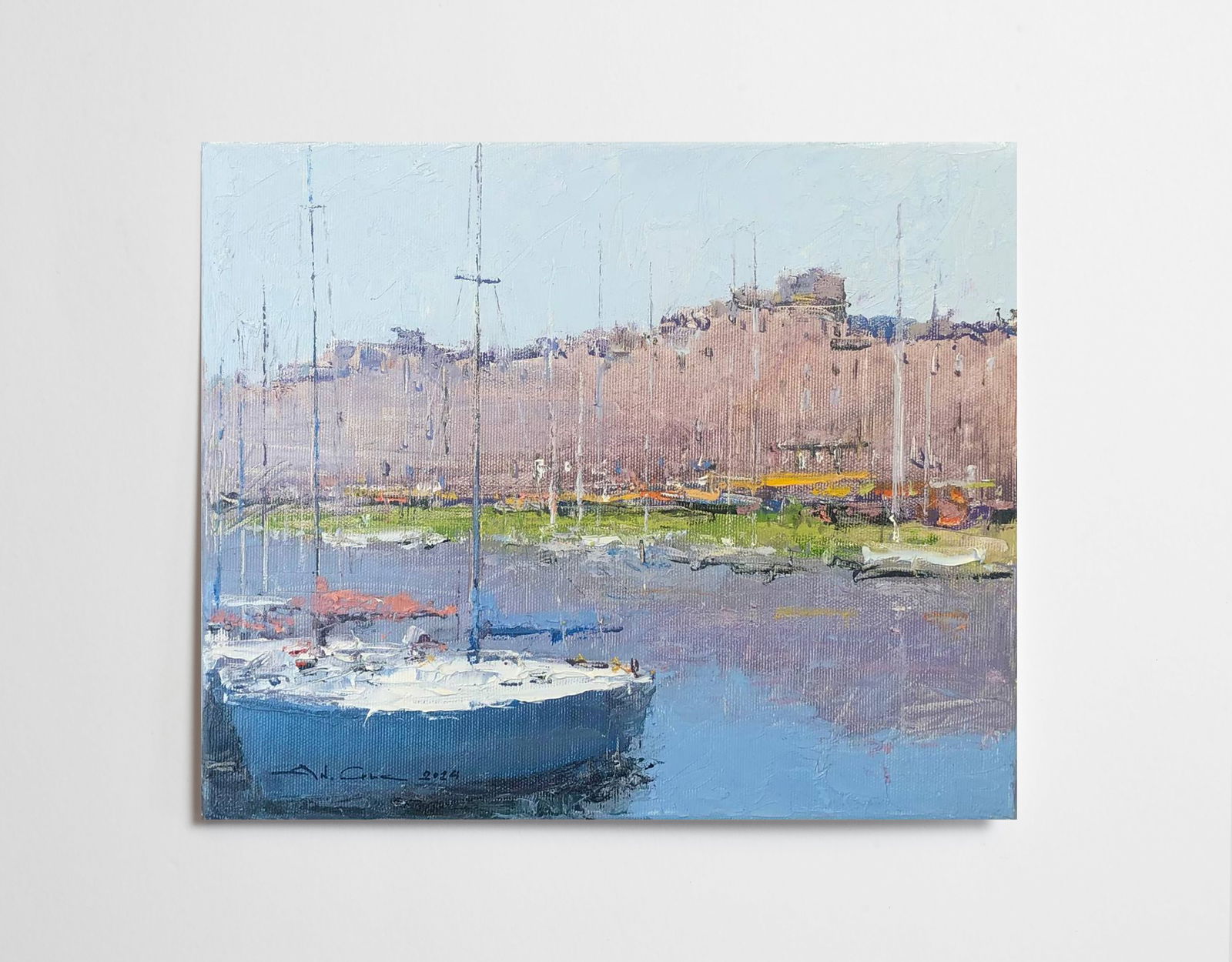 Oil painting France, Honfleur Andrii G. - 7