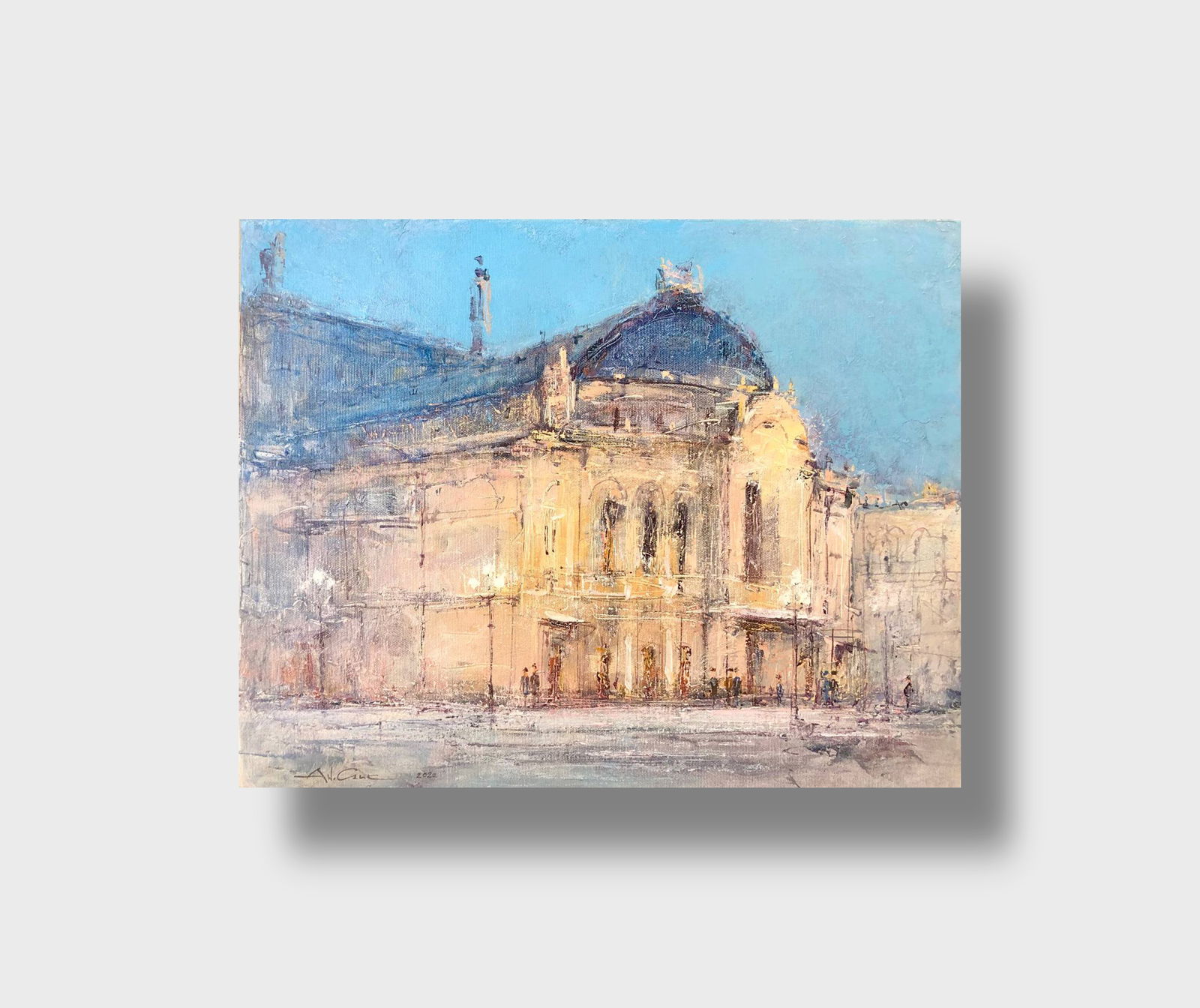 Oil painting Kyiv, Evening at the Opera Andrii G. - 11