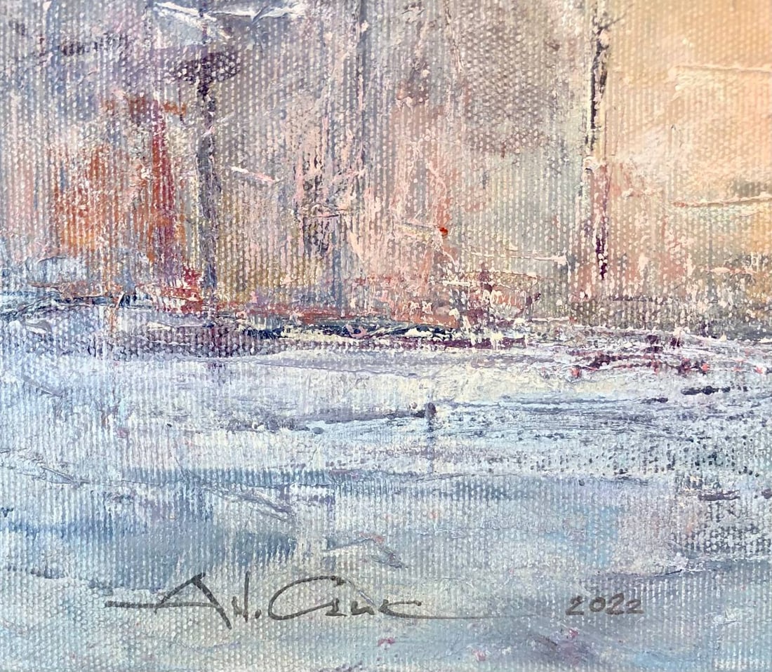 Oil painting Kyiv, Evening at the Opera Andrii G. - 6