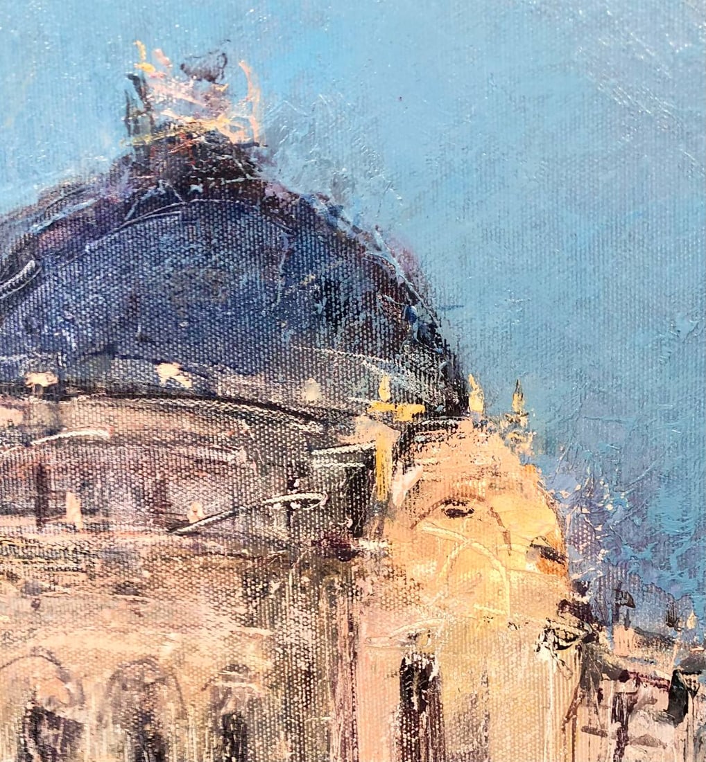 Oil painting Kyiv, Evening at the Opera Andrii G. - 9