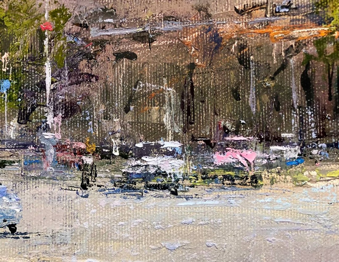 Oil painting sunny St. Khreshchatyk Andrii G. - 3