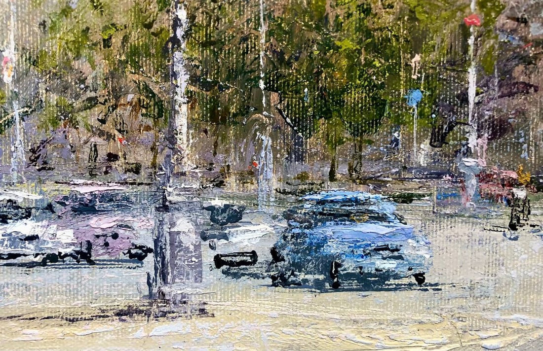 Oil painting sunny St. Khreshchatyk Andrii G. - 4