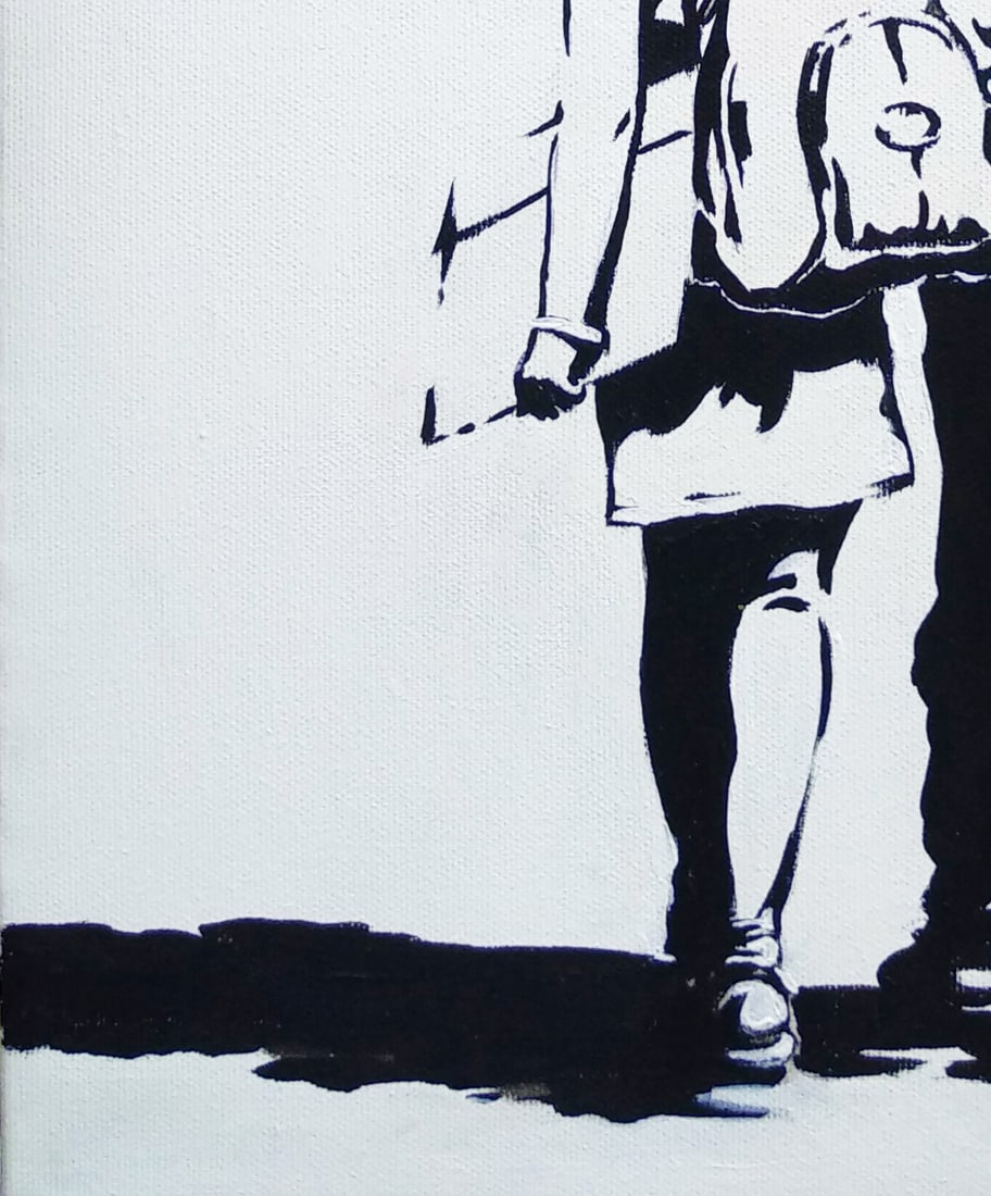 Oil painting Suns a series of paintings B&W M.Goreeva - 6