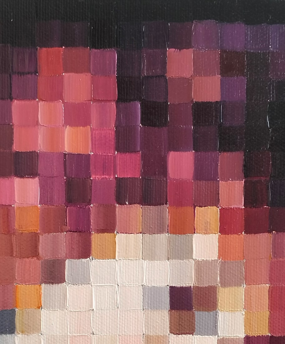 Oil painting Playing the classics. A child's image. Caravaggio a series of paintings Pixel M.Goreeva - 5