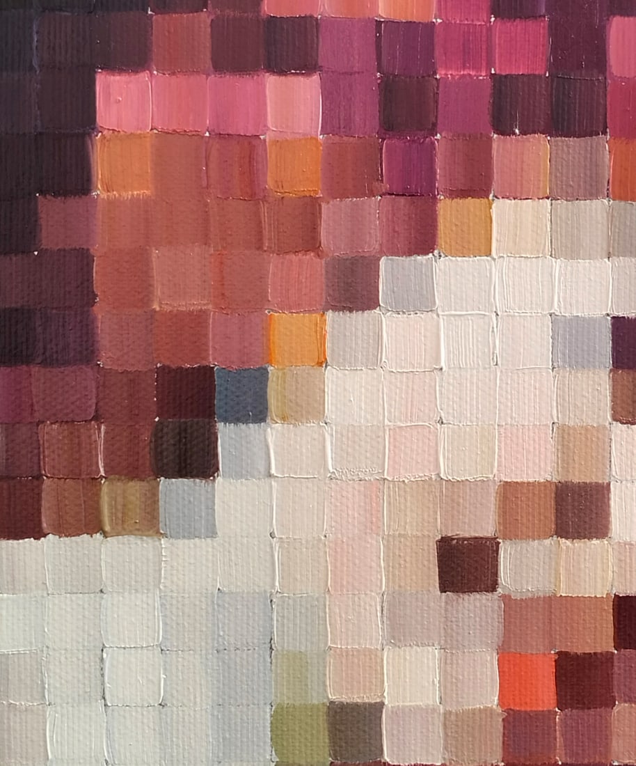 Oil painting Playing the classics. A child's image. Caravaggio a series of paintings Pixel M.Goreeva - 7