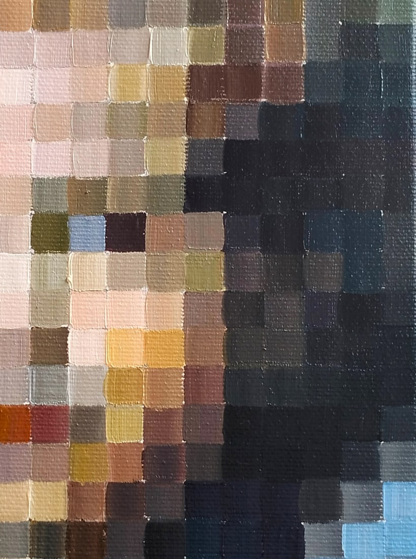 Oil painting Playing the classics. A child's image. Rubens a series of paintings Pixel M.Goreeva - 8